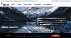 Desktop Screenshot of manfrotto.in